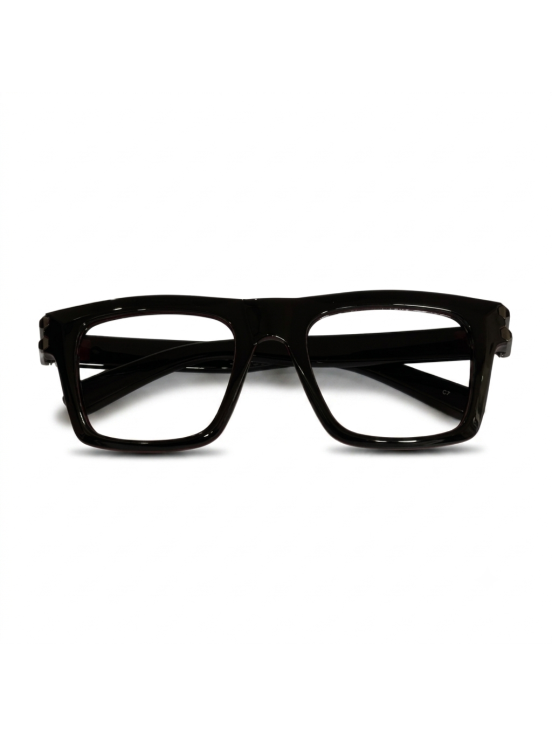 Framesvista FV-82101 deep maroon eyeglasses with contrasting black