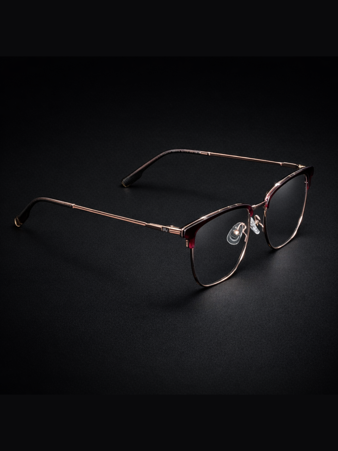 Framesvista FV-BS6113 rose gold square eyeglasses frame for women